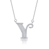 Picture of Fashionable Casual 925 Sterling Silver Pendant Necklace