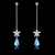 Picture of New Swarovski Element Zinc Alloy Dangle Earrings