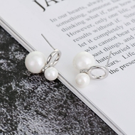 Picture of Inexpensive Platinum Plated Zinc Alloy Stud Earrings from Reliable Manufacturer