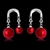 Picture of Classic Platinum Plated Dangle Earrings with Wow Elements