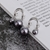 Picture of Classic Black Dangle Earrings with Fast Delivery