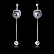 Picture of New Season Black Classic Dangle Earrings with SGS/ISO Certification