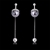 Picture of New Season Black Classic Dangle Earrings with SGS/ISO Certification