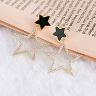 Show details for Staple Star Cubic Zirconia Dangle Earrings Show details for Staple Star Cubic Zirconia Dangle Earrings