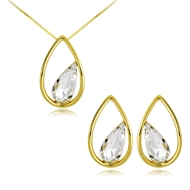 Picture of Hot Selling White Casual Necklace and Earring Set from Top Designer