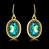 Picture of Zinc Alloy Gold Plated Dangle Earrings with Beautiful Craftmanship