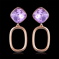 Picture of Designer Rose Gold Plated Zinc Alloy Dangle Earrings with No-Risk Return