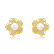 Picture of Well Produced Floral Venetian Pearl Stud