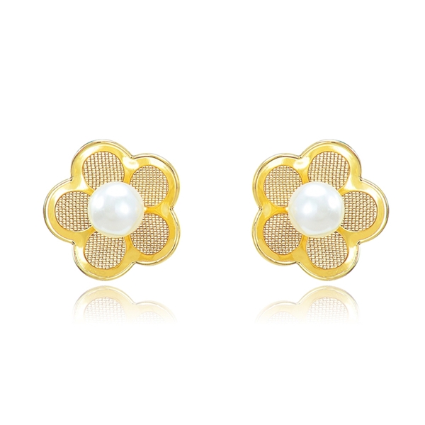 Picture of Well Produced Floral Venetian Pearl Stud