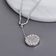 Picture of Stylish Casual Platinum Plated Pendant Necklace