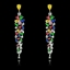 Show details for Designer Platinum Plated Cubic Zirconia Dangle Earrings Online