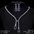 Picture of Casual Blue Necklace and Earring Set with Fast Delivery