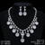 Picture of Need-Now White Cubic Zirconia Necklace and Earring Set from Editor Picks