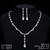 Picture of Luxury Platinum Plated Necklace and Earring Set with 3~7 Day Delivery