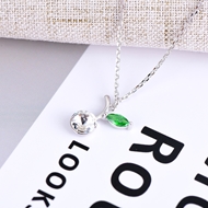 Show details for 925 Sterling Silver White Pendant Necklace with Beautiful Craftmanship Show details for 925 Sterling Silver White Pendant Necklace with Beautiful Craftmanship