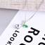 Show details for 925 Sterling Silver White Pendant Necklace with Beautiful Craftmanship