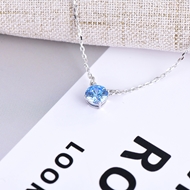 Show details for Low Cost Platinum Plated 925 Sterling Silver Pendant Necklace with Low Cost Show details for Low Cost Platinum Plated 925 Sterling Silver Pendant Necklace with Low Cost