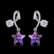 Picture of Hypoallergenic Platinum Plated Zinc Alloy Stud Earrings with Easy Return