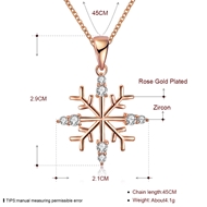 Picture of Hypoallergenic Rose Gold Plated Fashion Pendant Necklace