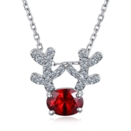 Picture of Fashion Platinum Plated Pendant Necklace with Fast Delivery