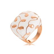 Picture of Most Popular Enamel White Fashion Ring