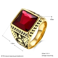 Picture of Fashionable Casual Artificial Crystal Fashion Ring