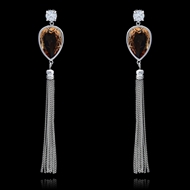 Picture of Fair Swarovski Element Champagne Drop & Dangle