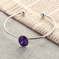 Show details for New Season Platinum Plated Casual Cuff Bangle for Female Show details for New Season Platinum Plated Casual Cuff Bangle for Female