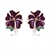 Picture of Classic Flower Stud Earrings Online Only