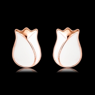 Picture of Classic Rose Gold Plated Stud Earrings at Unbeatable Price