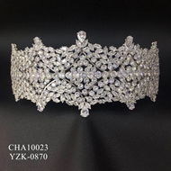 Show details for Impressive White Cubic Zirconia Crown with Beautiful Craftmanship Show details for Impressive White Cubic Zirconia Crown with Beautiful Craftmanship