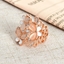 Show details for Zinc Alloy Rose Gold Plated Fashion Ring at Great Low Price