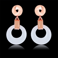 Picture of Great Value White Casual Dangle Earrings with Member Discount