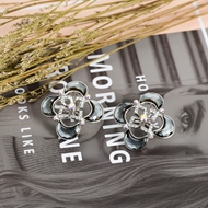 Show details for Moving Platinum Plated Swarovski Element Stud Show details for Moving Platinum Plated Swarovski Element Stud