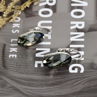 Show details for Irresistible Black Zinc Alloy Small Hoop Earrings As a Gift Show details for Irresistible Black Zinc Alloy Small Hoop Earrings As a Gift