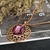 Picture of Fashion Swarovski Element Pendant Necklace with 3~7 Day Delivery