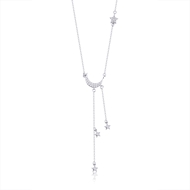 Picture of Affordable Platinum Plated Cubic Zirconia Pendant Necklace from Trust-worthy Supplier