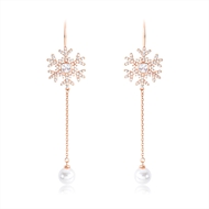 Picture of Copper or Brass Cubic Zirconia Dangle Earrings at Great Low Price