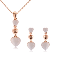 Picture of Need-Now White Zinc Alloy Necklace and Earring Set from Editor Picks