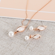 Picture of Cheap Rose Gold Plated Classic Necklace and Earring Set From Reliable Factory