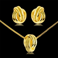 Picture of Classic Rose Gold Plated Necklace and Earring Set Online Only