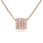 Show details for Shop Rose Gold Plated Cubic Zirconia Pendant Necklace with Wow Elements