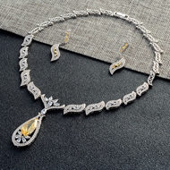 Show details for Funky Casual Luxury Necklace and Earring Set Show details for Funky Casual Luxury Necklace and Earring Set