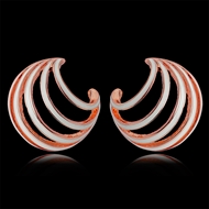 Picture of Wholesale Rose Gold Plated Zinc Alloy Stud Earrings with No-Risk Return