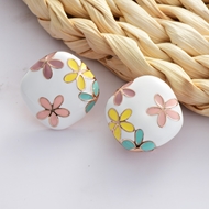 Picture of Classic Enamel Stud Earrings at Unbeatable Price