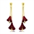 Picture of Good Enamel Gold Plated Dangle Earrings