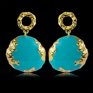 Picture of Classic Enamel Dangle Earrings with 3~7 Day Delivery