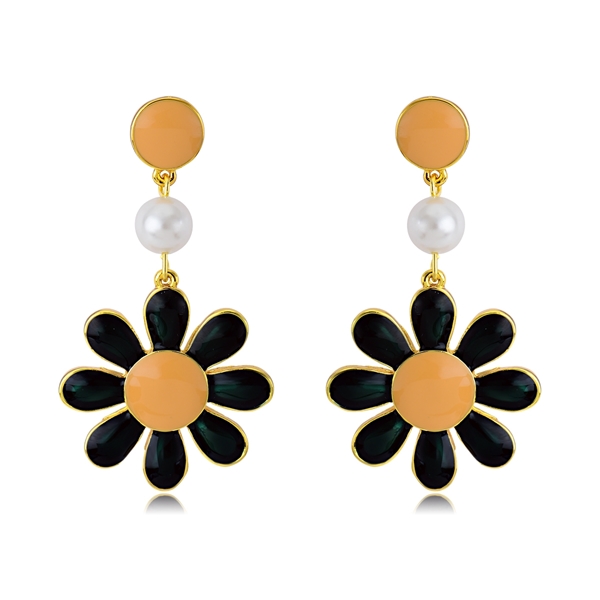 Picture of Nice Enamel Zinc Alloy Dangle Earrings