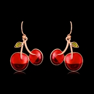 Picture of New Season Red Classic Dangle Earrings with SGS/ISO Certification