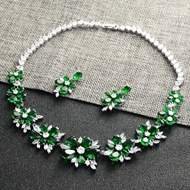Show details for Most Popular Cubic Zirconia Big Necklace and Earring Set Show details for Most Popular Cubic Zirconia Big Necklace and Earring Set